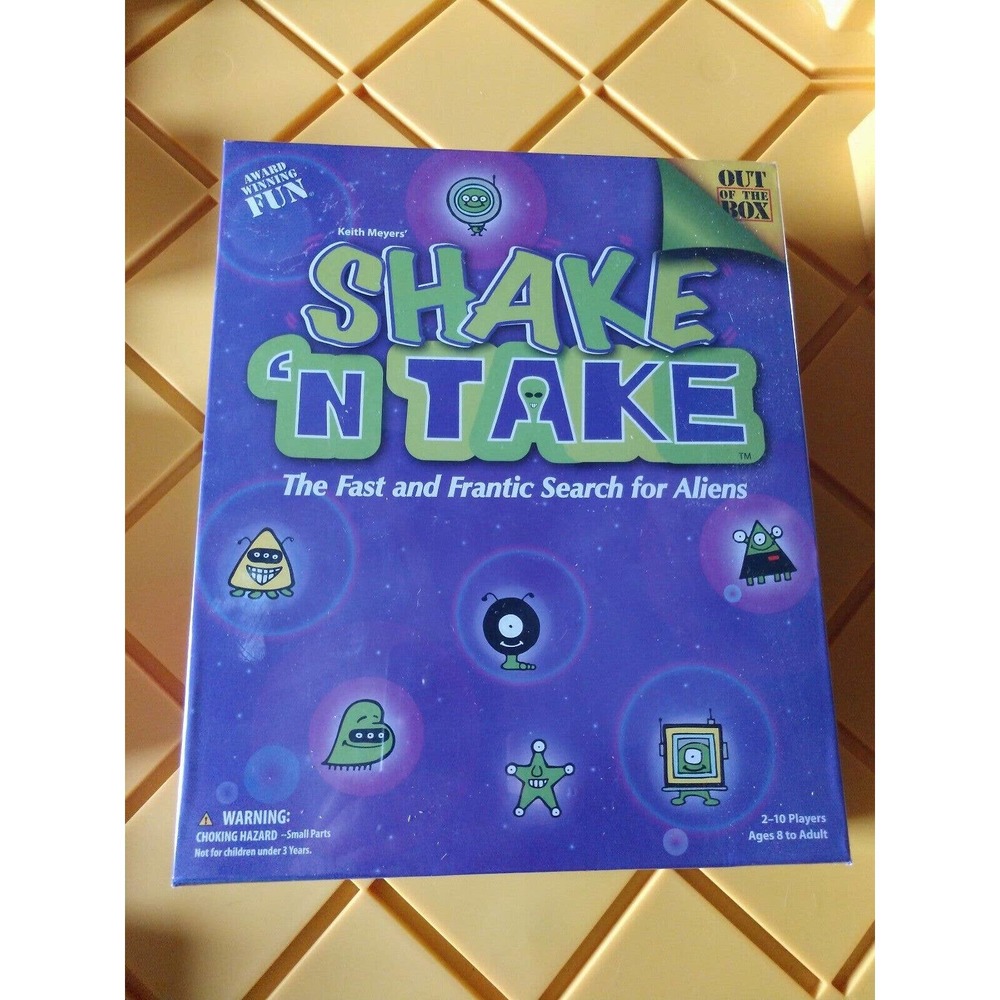 NEW Shake N Take Game Aliens Speed Out of The Box